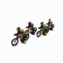 Load image into Gallery viewer, 12 pcs Miniature Bike Bicycle Racing 1:87 Figure HO Scale Model Landscape Building Scenery Train Railway Layout Scene Accessories Diorama Supplies