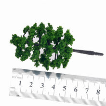 Load image into Gallery viewer, 20 pcs 7cm Miniature Green Trees Models Train Railway Accessories Forest Fairy Garden Landscape Terrarium Diorama Craft Supplies