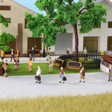 Load image into Gallery viewer, 40pcs Miniature People Figures HO Scale 1:87 for Railway Scenery, Architecture Model, Diorama