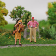 Load image into Gallery viewer, 20 pcs Miniature Standing People Passenger Tourists 1:43 Figures O Scale Models Train Railway Scene Accessories Diorama Supplies