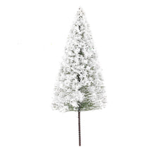 Load image into Gallery viewer, 10 pcs Miniature White Snow Cedar Tree Models Train Railway Accessories Forest Fairy Garden Landscape Terrarium Diorama Craft Supplies