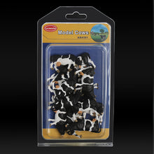 Load image into Gallery viewer, 12 pcs Miniature Dairy Cow Farm Animal 1:43 Figures O Scale Models Toys Landscape Garden Scenery Layout Scene Accessories Diorama Supplies