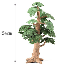 Load image into Gallery viewer, 10cm 17cm 24cm Miniature Tree Model Train Railway Accessories Forest Fairy Garden Landscape Terrarium Diorama Craft Supplies