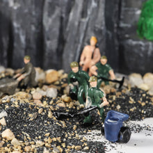 Load image into Gallery viewer, 25pcs Miniature Railway Worker Figures, 1:87 HO Scale Model Train Diorama Supplies