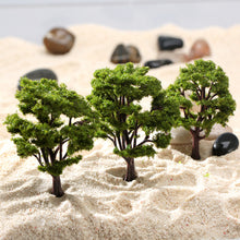Load image into Gallery viewer, 10pcs Miniature Model Trees for Train Railway Scenery, Diorama Supplies