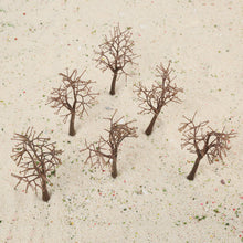 Load image into Gallery viewer, 10pcs Miniature Bare Tree Models 12cm, Brown Winter Trees for Diorama, Railway Scenery, Landscape, Craft Supplies