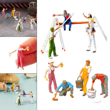 Load image into Gallery viewer, Miniature Painter Workers People Handprint Figure Models Toys Landscape Layout Scene Accessories Diorama Supplies