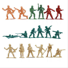 Load image into Gallery viewer, 170 pcs Classic WWII Military Playset Plastic Toy Soldier Army Men 5cm Figures & Accessories