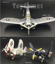 Load image into Gallery viewer, WWII Military Aircraft US Navy Vought F4U Corsair Fighter 1/48 Plane 4D Assembly Model Kit Toy (Choose Color)