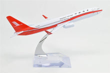 Load image into Gallery viewer, China Shanghai Airlines Boeing 737 Airplane 16cm DieCast Plane Model
