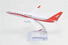 Load image into Gallery viewer, China Shanghai Airlines Boeing 737 Airplane 16cm DieCast Plane Model