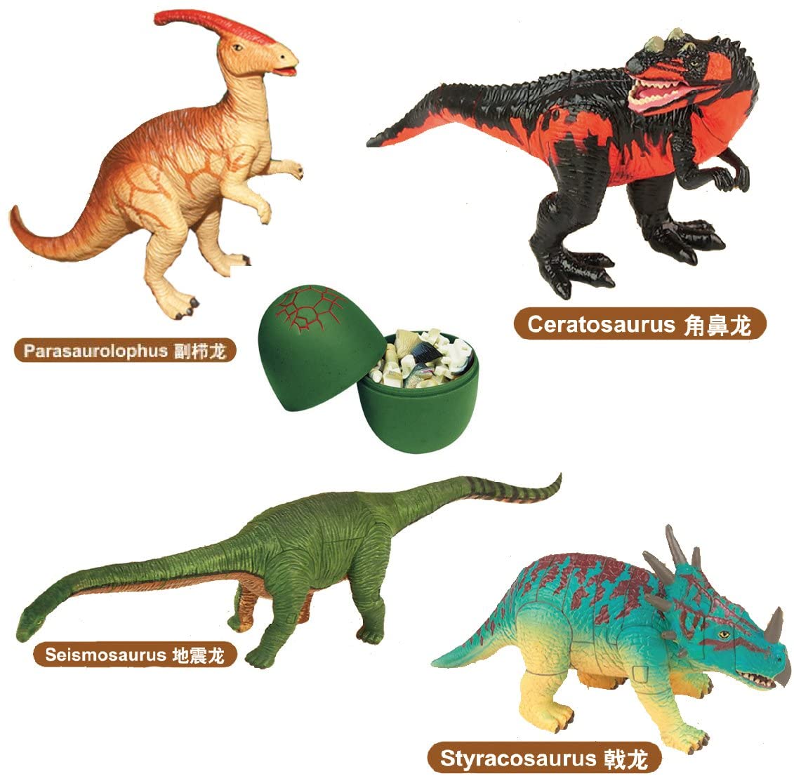Set of Dinosaur Dino Part VII 4D 3D Puzzle Model DIY Educational