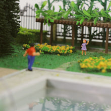 Load image into Gallery viewer, 100pcs Miniature Standing Passenger People Man Woman Child 1:87 Figure HO TT Scale Models Train Railway Scene Accessories Diorama Supplies