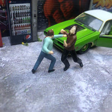 Load image into Gallery viewer, 5 pcs Miniature Gangster People Fighting 1:64 Figure S Scale Model Toy Landscape Building Scenery Accessories Diorama Supplies