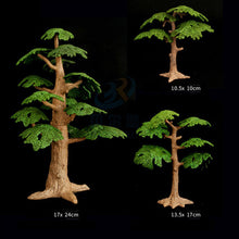 Load image into Gallery viewer, 10cm 17cm 24cm Miniature Tree Model Train Railway Accessories Forest Fairy Garden Landscape Terrarium Diorama Craft Supplies