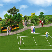 Load image into Gallery viewer, 30pcs Miniature People Models 1:43 Scale, O Scale Standing Figures, Model Railway Diorama Supplies