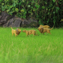 Load image into Gallery viewer, 12 pcs Miniature Tiger Lion Wild Animal 1:87 Figures HO Scale Models Toys Landscape Garden Scenery Layout Scene Accessories Diorama Supplies