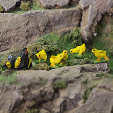 Load image into Gallery viewer, 16 pcs Miniature Chicken Chick Animal 1:43 Figures O Scale Models Toys Landscape Garden Scenery Layout Scene Accessories Diorama Supplies