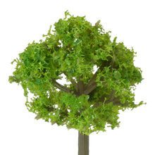 Load image into Gallery viewer, 20 pcs Miniature Light Green Trees Models Train Railway Accessories Forest Fairy Garden Landscape Terrarium Diorama Craft Supplies
