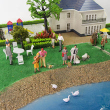 Load image into Gallery viewer, 20 pcs Miniature Standing People Passenger Tourists 1:43 Figures O Scale Models Train Railway Scene Accessories Diorama Supplies