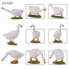 Load image into Gallery viewer, 14 pcs Miniature Duck Goose Farm Animal 1:43 Figures O Scale Models Toys Landscape Garden Scenery Layout Scene Accessories Diorama Supplies