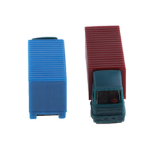 Load image into Gallery viewer, 5 pcs Miniature Container Truck Vehicle 1:150 Transport Lorry Car N Scale Model Toy Landscape Building Scenery Accessories Diorama Supplies