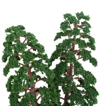Load image into Gallery viewer, 5 pcs 14cm Miniature Green Tree Models Train Railway Accessories Forest Fairy Garden Landscape Terrarium Diorama Craft Supplies
