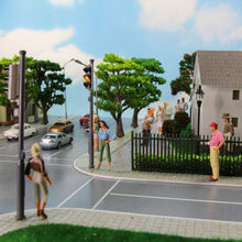 Load image into Gallery viewer, 30pcs Miniature People Models 1:43 Scale, O Scale Standing Figures, Model Railway Diorama Supplies