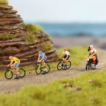 Load image into Gallery viewer, 15 pcs Bike Bicycle Racing 1:87 Figure HO Scale Models Landscape Building Scenery Train Railway Layout Scene Accessories Diorama Supplies