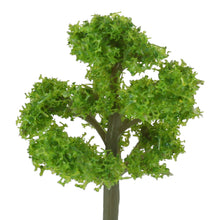 Load image into Gallery viewer, 20 pcs Miniature Light Green Trees Models Train Railway Accessories Forest Fairy Garden Landscape Terrarium Diorama Craft Supplies