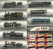 Load image into Gallery viewer, 9 pcs Mini Train Engine Ho Scale 4D Assembly 1/200 Plastic Model Kit DIY Toy