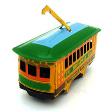 Load image into Gallery viewer, MS268 Vintage Broadway Trolley Tram Retro Clockwork Wind Up Tin Toy Collectible