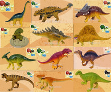 Load image into Gallery viewer, Full Set of 12 Mini Dino Dinosaur 4D 3D Puzzle Egg Model Toy