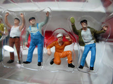 Load image into Gallery viewer, 6 pcs Miniature Construction Worker People Figure 1:50 Models Landscape Building Scenery Layout Scene Accessories Diorama Supplies