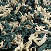 Load image into Gallery viewer, 100 pcs Classic WWII Military Plastic Toy Soldiers Army Men 5cm Figures 10 Poses (Choose Color)