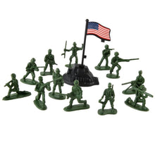 Load image into Gallery viewer, 300 pcs Classic WWII Mini Military Plastic Toy Soldiers Army Men Figures in 12 Poses