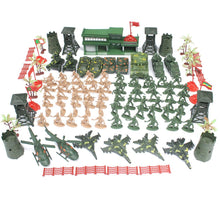 Load image into Gallery viewer, 122 pcs Classic WWII Military Playset Plastic Toy Soldier Army Men 6cm Figures & Accessories
