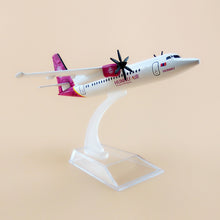 Load image into Gallery viewer, Hunnu Air Mongolian Airlines Fokker F-50 JU-8881 Airplane Diecast Plane Model