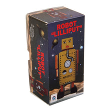 Load image into Gallery viewer, MS651 Lilliput Little Robot Retro Clockwork Wind Up Tin Toy Collectible (Choose Color)