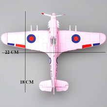 Load image into Gallery viewer, WWII Military Aircraft British Hawker Hurricane Fighter 1/48 Plane 4D Assembly Model Kit Toy (Choose Color)