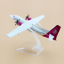 Load image into Gallery viewer, Hunnu Air Mongolian Airlines Fokker F-50 JU-8881 Airplane Diecast Plane Model