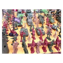 Load image into Gallery viewer, 146 pcs Classic WWII Military Playset Plastic Toy Soldier Army Men 5cm Figures & Accessories