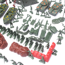 Load image into Gallery viewer, 290 pcs Classic WWII Military Playset Plastic Toy Soldier Army Men 4cm Figures & Accessories