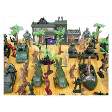 Load image into Gallery viewer, 146 pcs Classic WWII Military Playset Plastic Toy Soldier Army Men 5cm Figures & Accessories