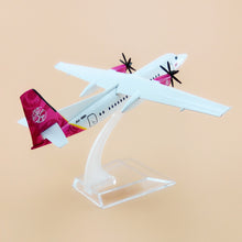 Load image into Gallery viewer, Hunnu Air Mongolian Airlines Fokker F-50 JU-8881 Airplane Diecast Plane Model