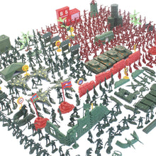 Load image into Gallery viewer, 330 pcs Classic WWII Military Playset Plastic Toy Soldier Army Men 4cm Figures & Accessories