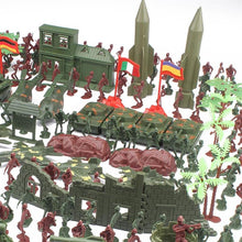 Load image into Gallery viewer, 519 pcs Classic WWII Military Playset Plastic Toy Soldier Army Men 4cm Figures & Accessories