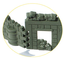 Load image into Gallery viewer, Classic WWII Military Wall Blockhouse Turret Tower Sandbags Plastic Toy Soldier Army Men Accessories
