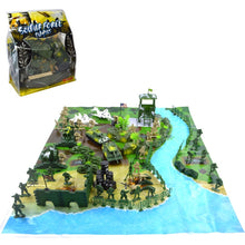 Load image into Gallery viewer, 90 pcs Classic WWII Military Soldier Force Playset Plastic Toy Soldier Army Men 5cm Figures & Accessories