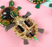 Load image into Gallery viewer, Classic Vintage Walking Turtle Tortoise Retro Clockwork Wind Up Tin Toy Collectible